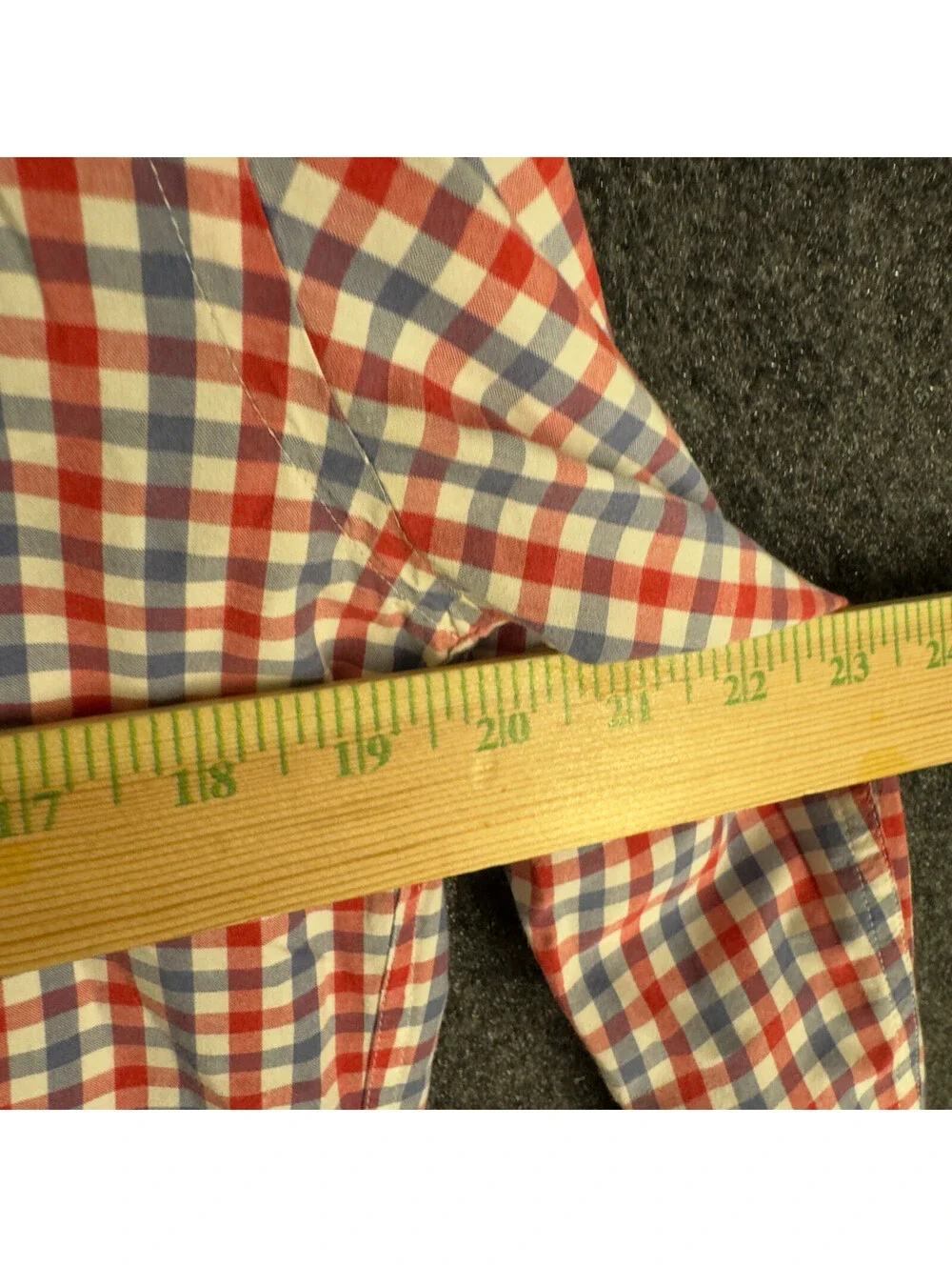 J. Crew Shirt Men M Medium Red Plaid Button Up Collared Long Sleeve Cotton Slim